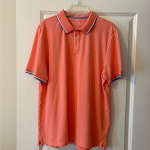 Men's Vineyard Vines Coral Polo Shirt